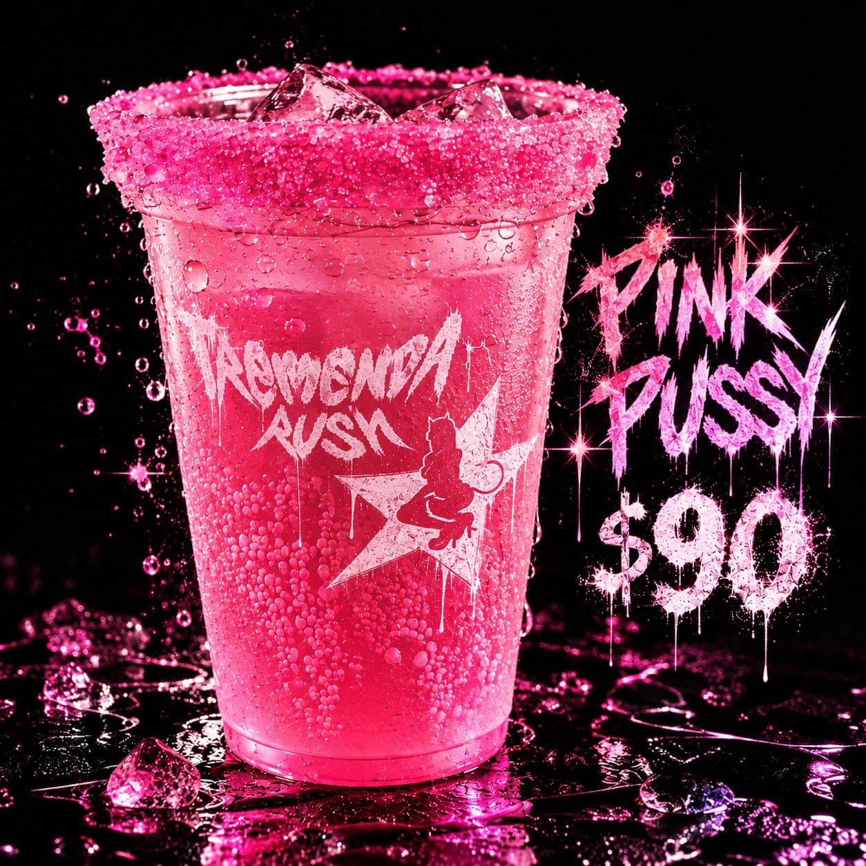 Pink Pussy Vaso 32oz
